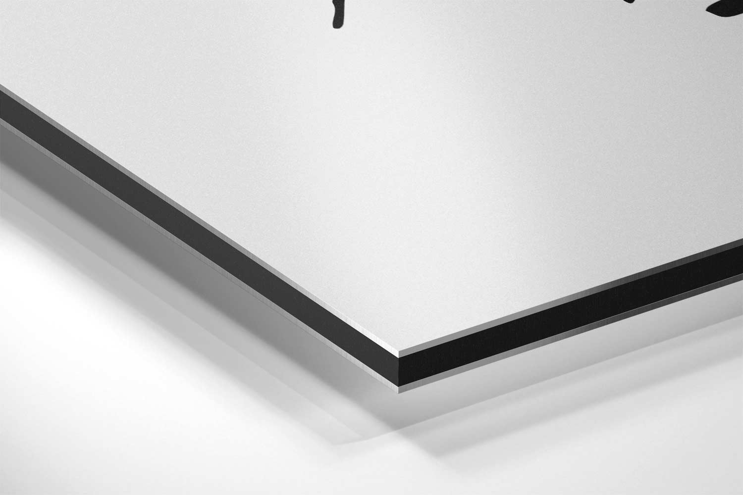 Chaotische Zwart-Witte Compositie Kunstwerk-canvas-dibond-plexiglas-wanddecoratie-WallArtistic