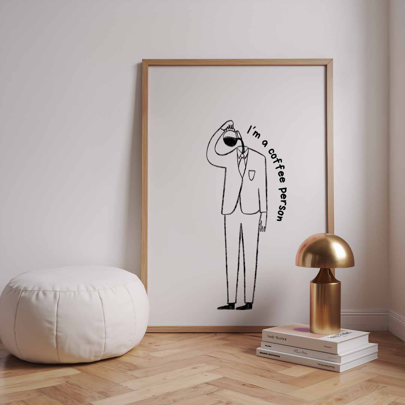 Koffiehumor Wandposter