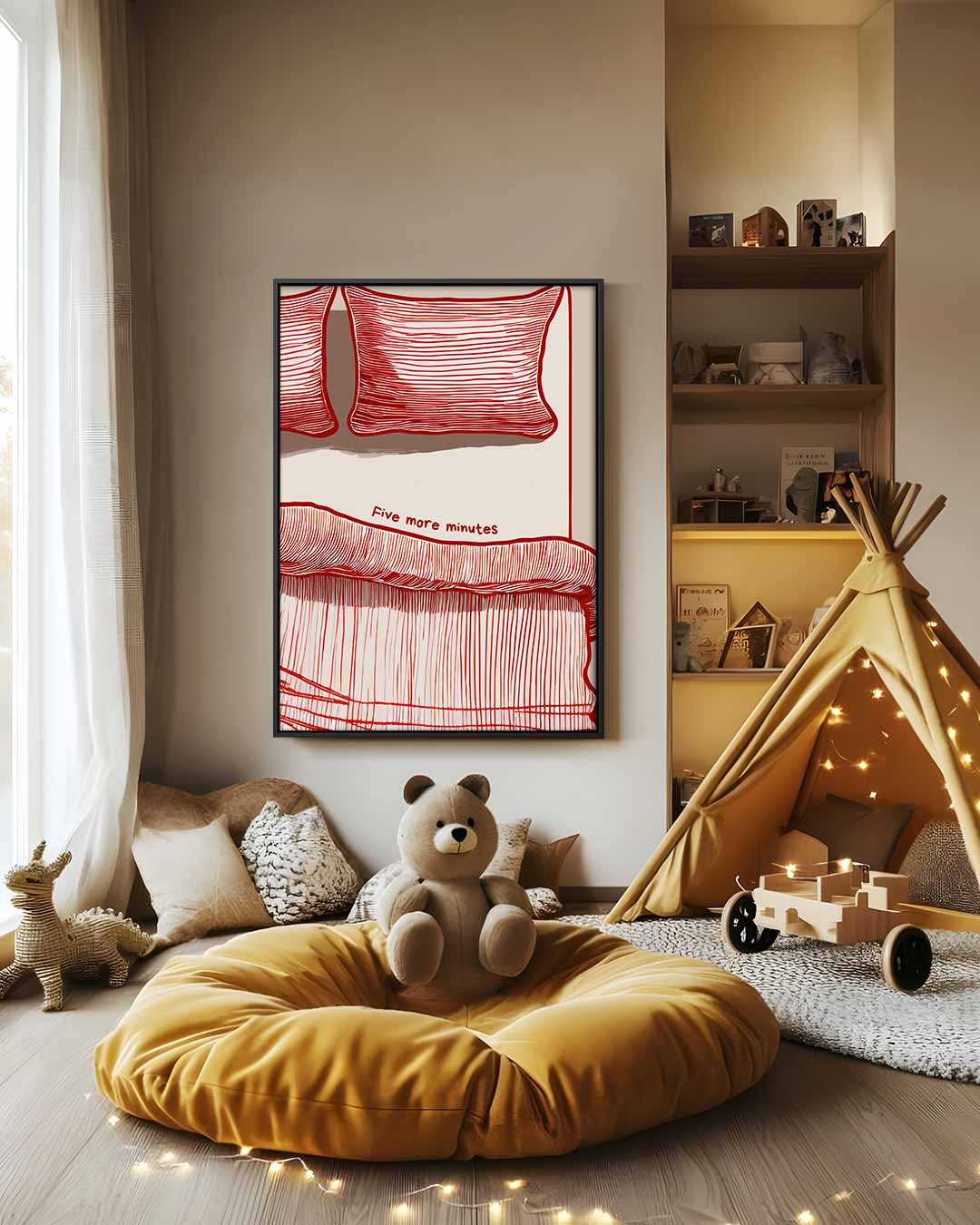 Nog Vijf Minuutjes Kunstwerk-canvas-dibond-plexiglas-wanddecoratie-WallArtistic