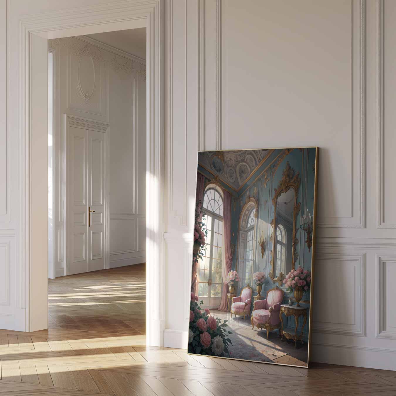 Romantische Bloemenkamer Poster