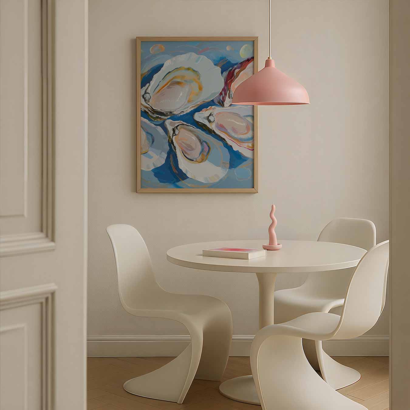Elegante Oester Illustratie Poster