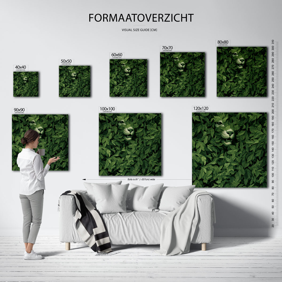 Verborgen leeuw Poster