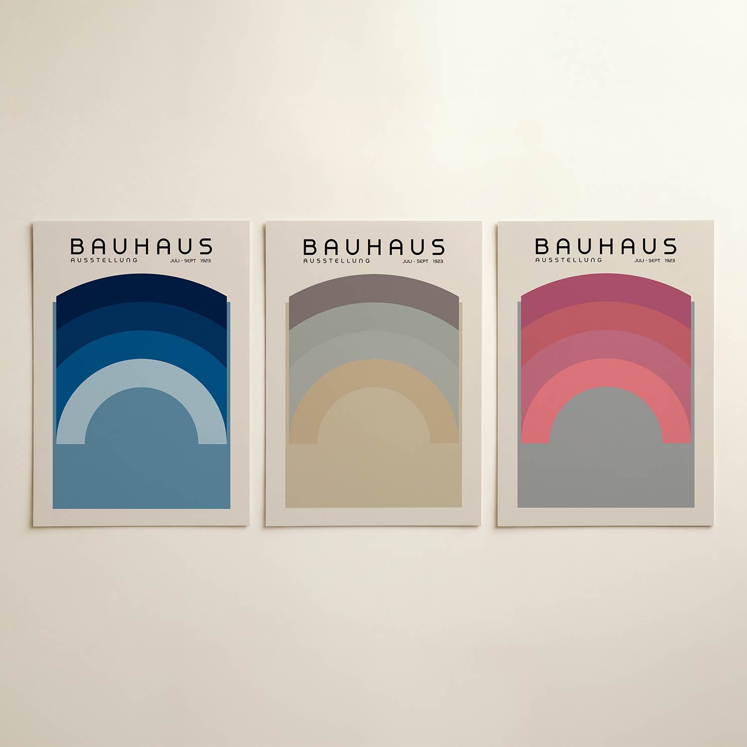 Kleurboog ritme Posterset