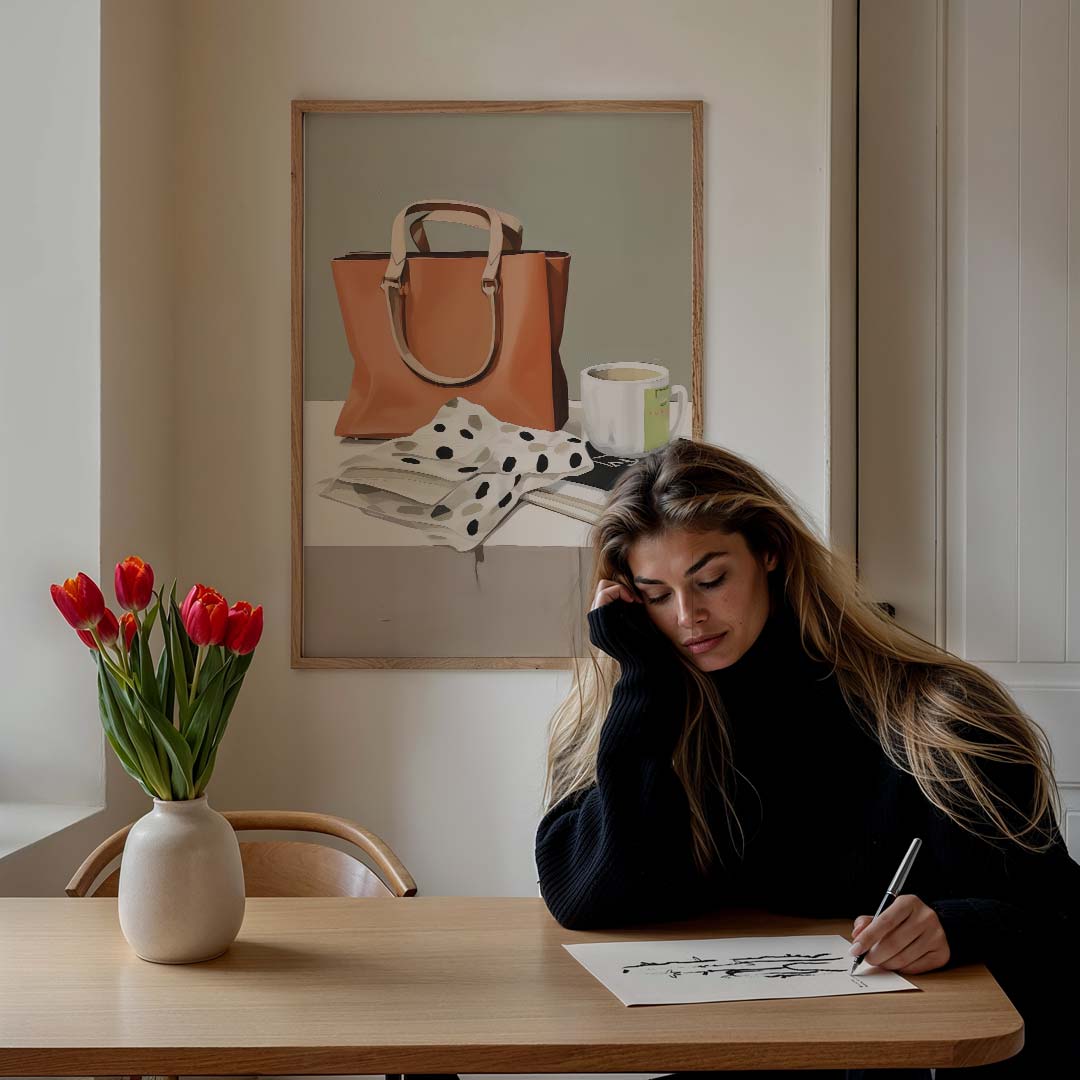 Stijlvolle Vrouwelijke Lifestyle Poster-WallArtistic