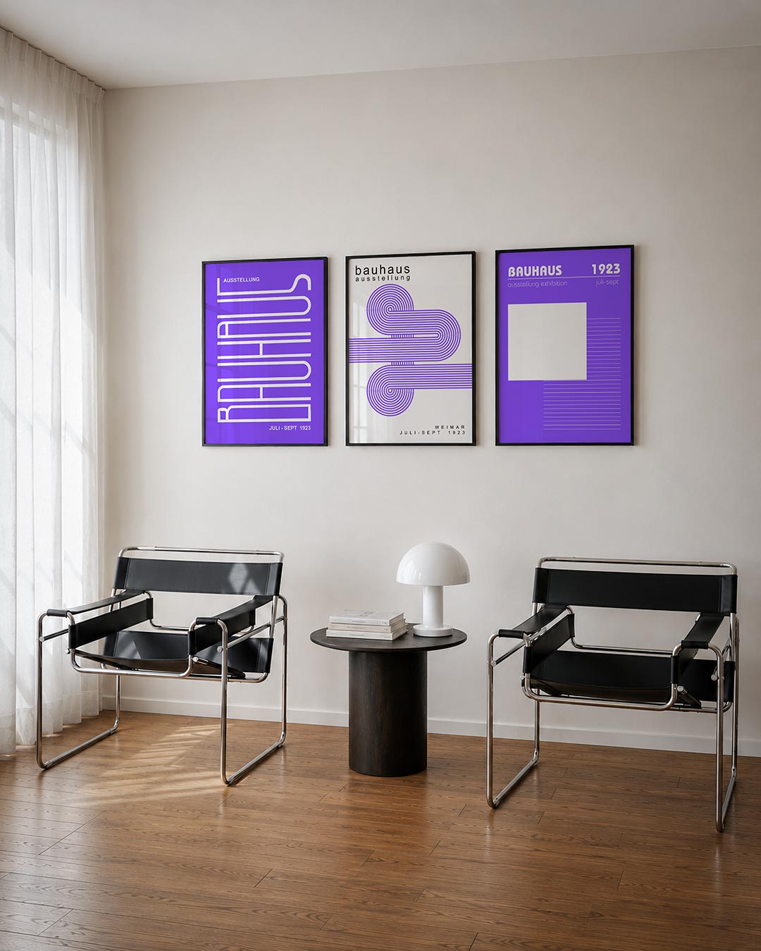 Lijnen en kleurvlakken Posterset