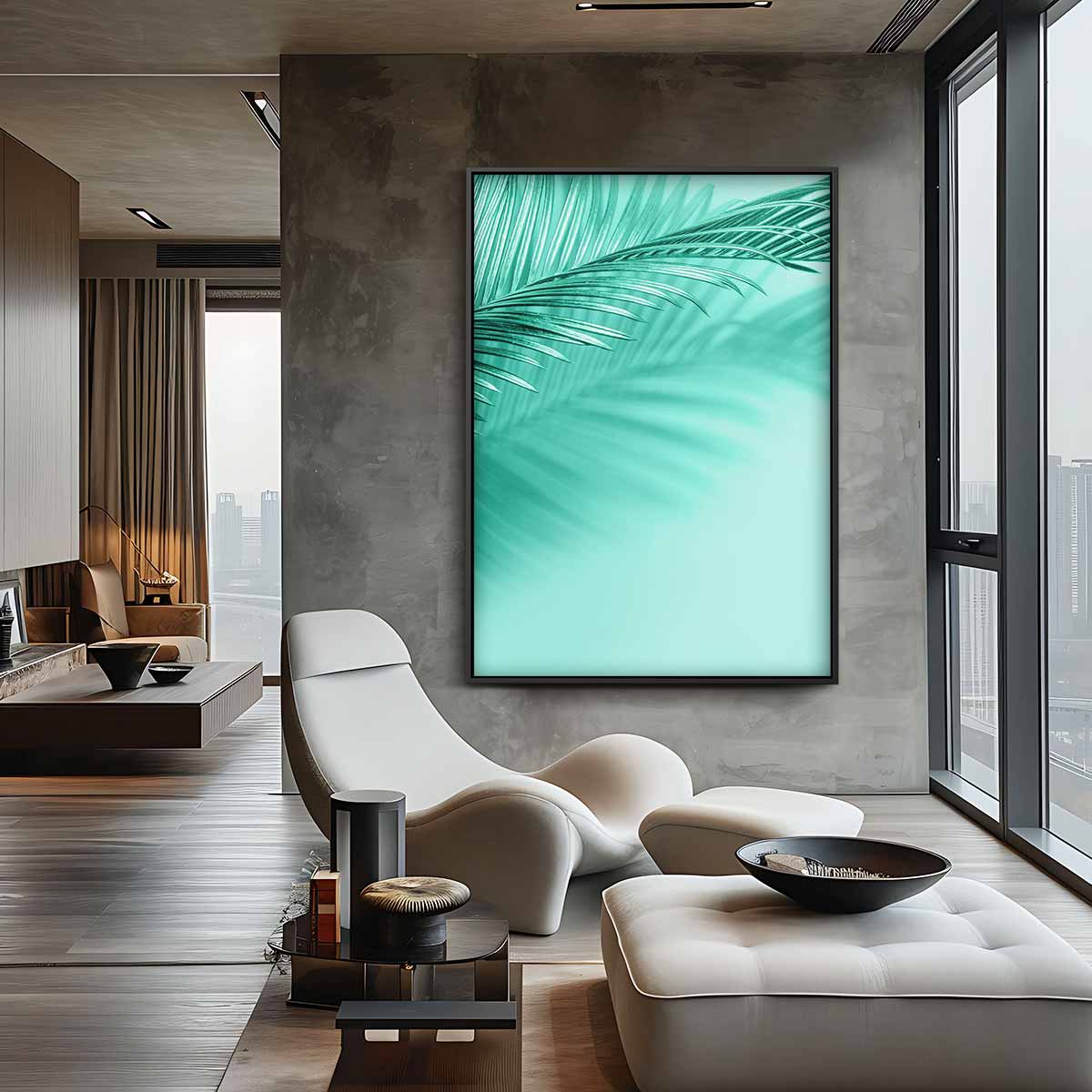 Schatten van een Parelwoud Kunstwerk-canvas-dibond-plexiglas-wanddecoratie-WallArtistic