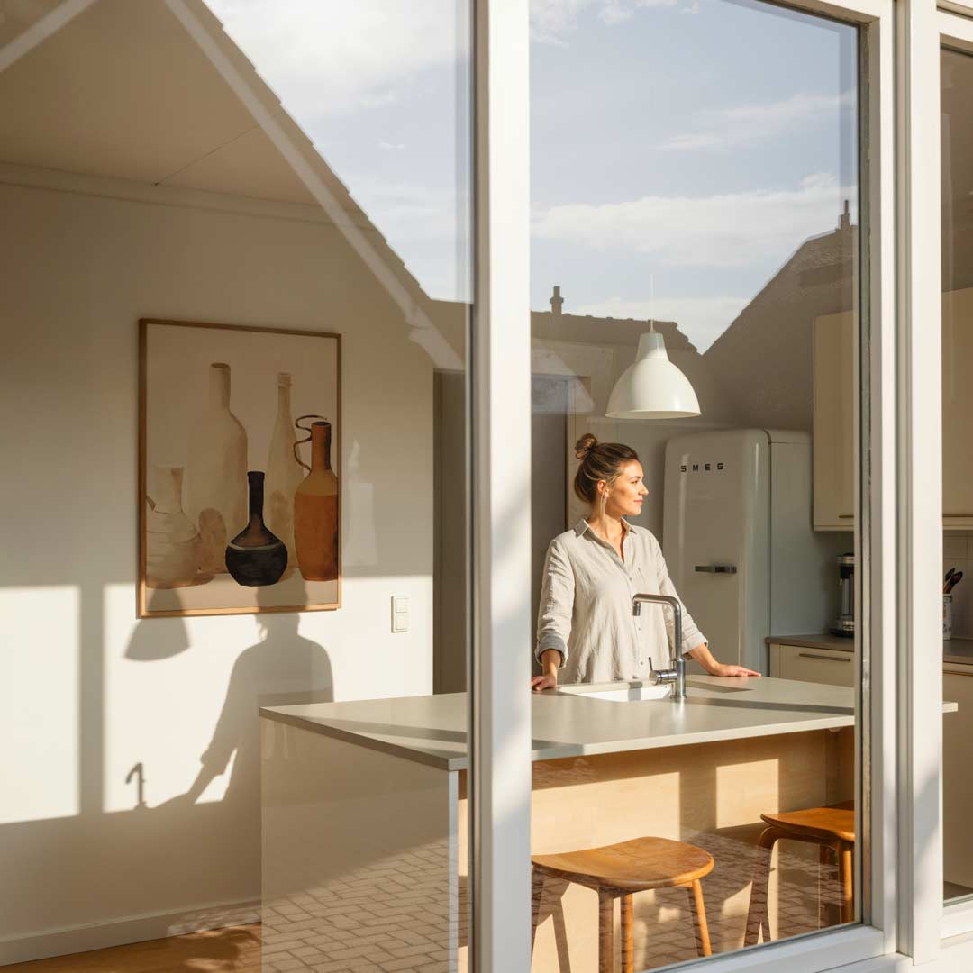 Sierlijke Vaas Compositie Poster-WallArtistic