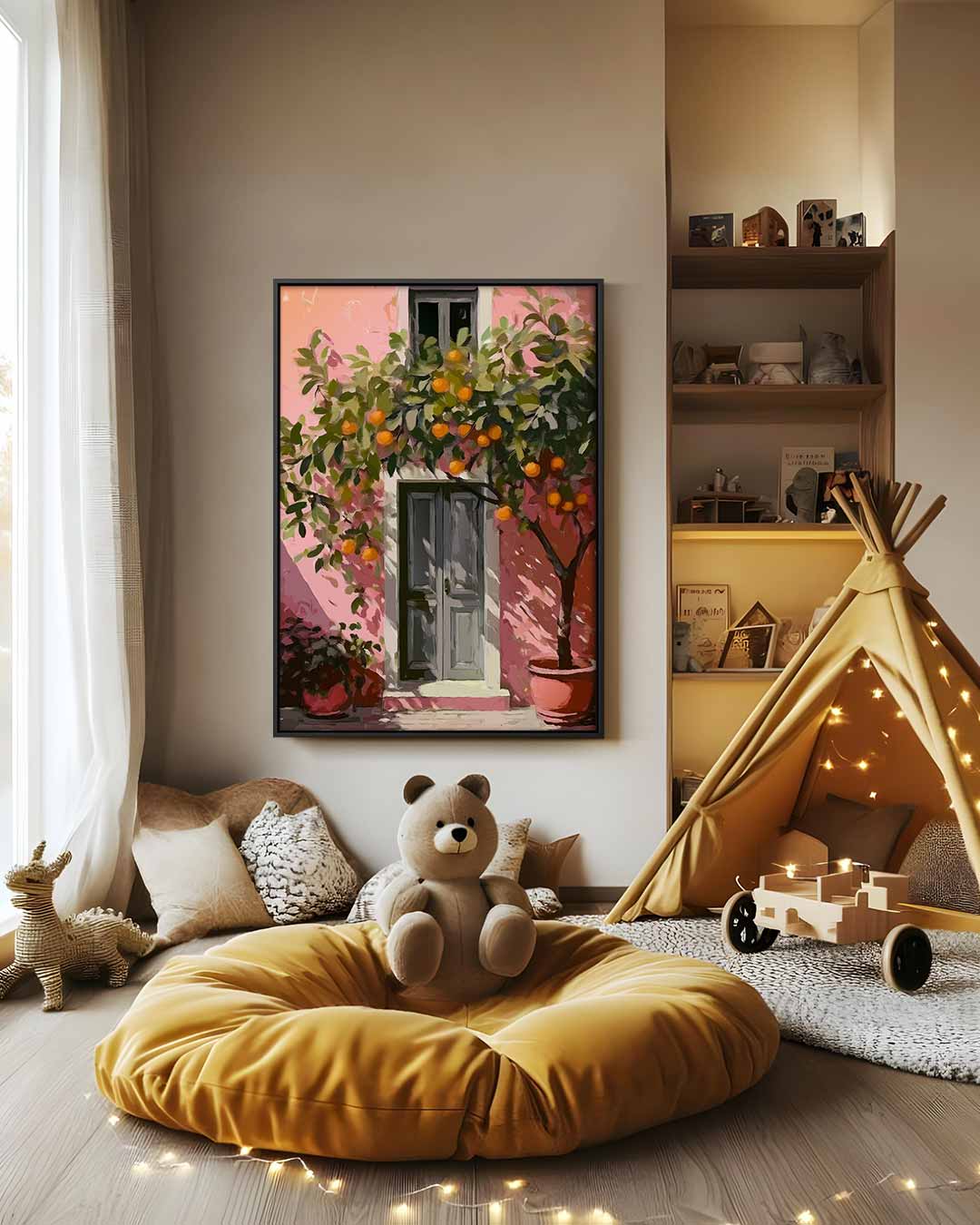 Mediterrane Droom Kunstwerk-canvas-dibond-plexiglas-wanddecoratie-WallArtistic