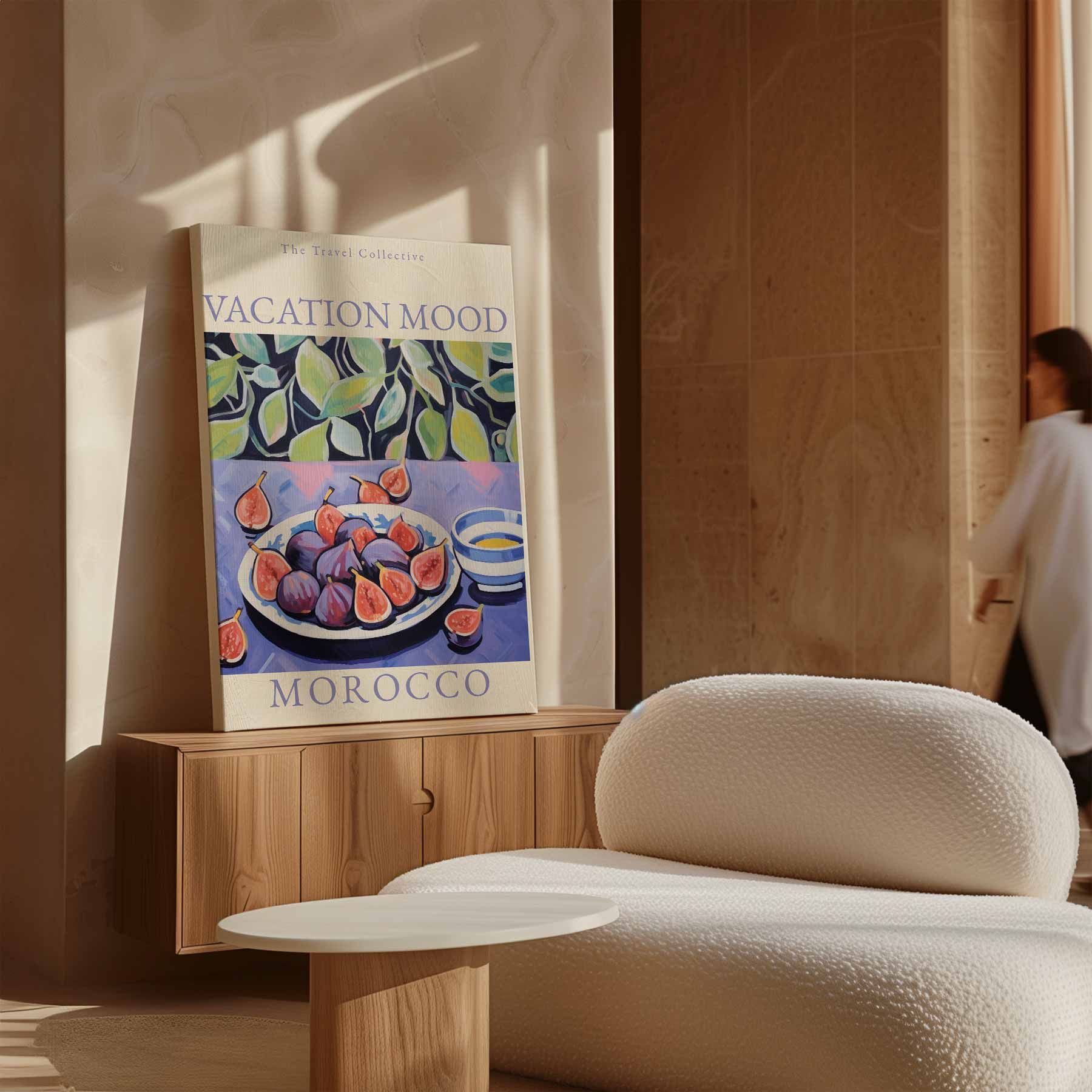 Vakantiegevoel Marokko Kunstwerk-canvas-dibond-plexiglas-wanddecoratie-WallArtistic