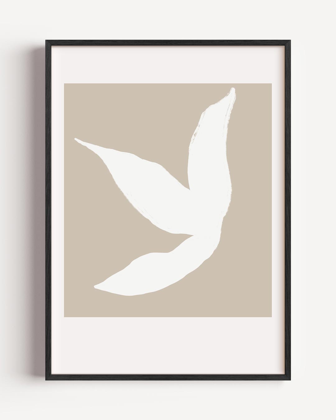 Minimalistische Bladvorm Poster-WallArtistic