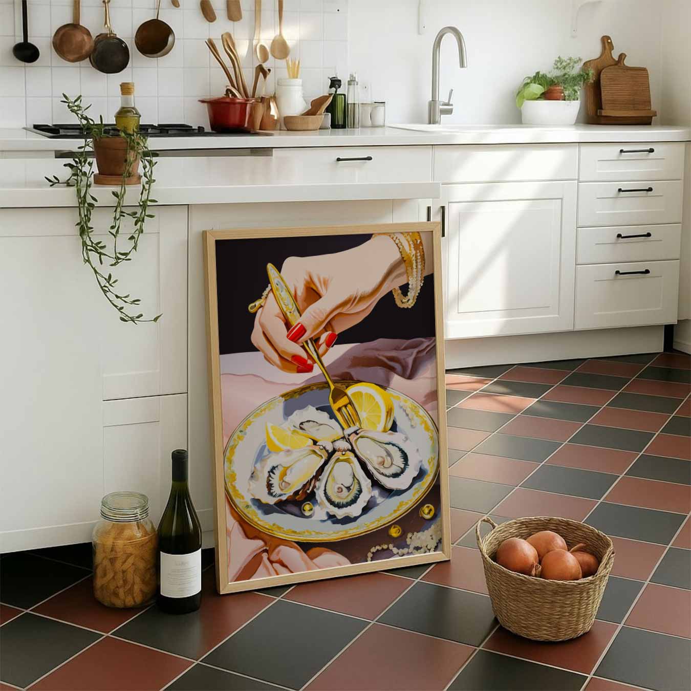 Luxe Oesterparty Poster-WallArtistic