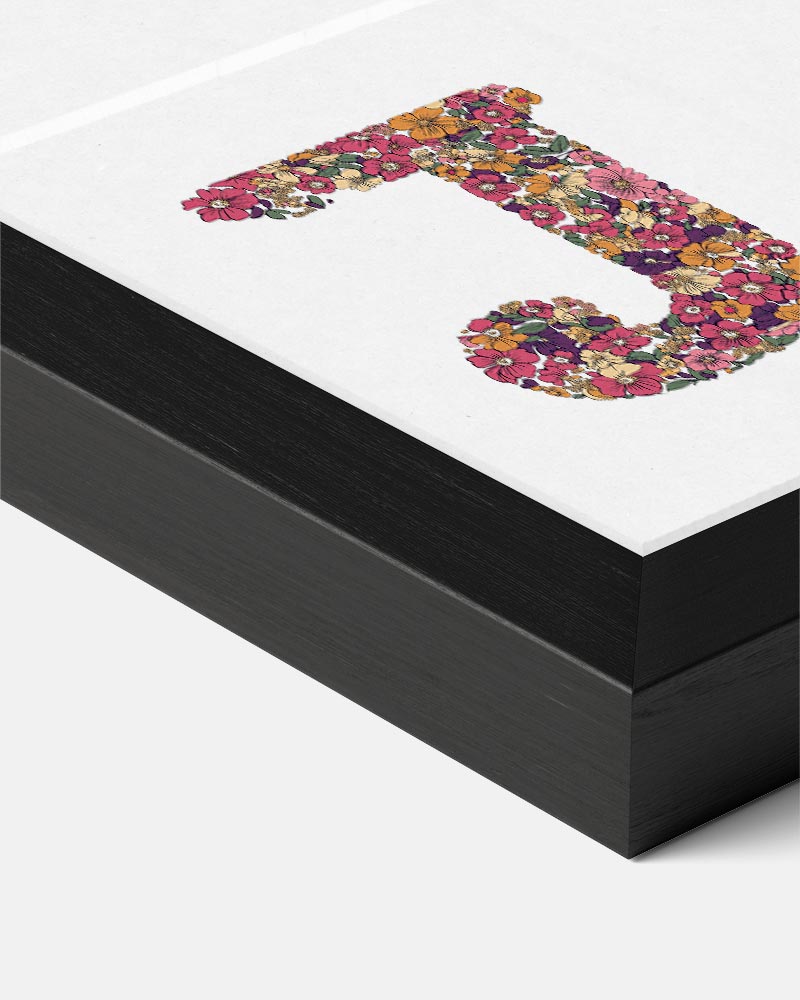 Bloemenschrift J Poster
