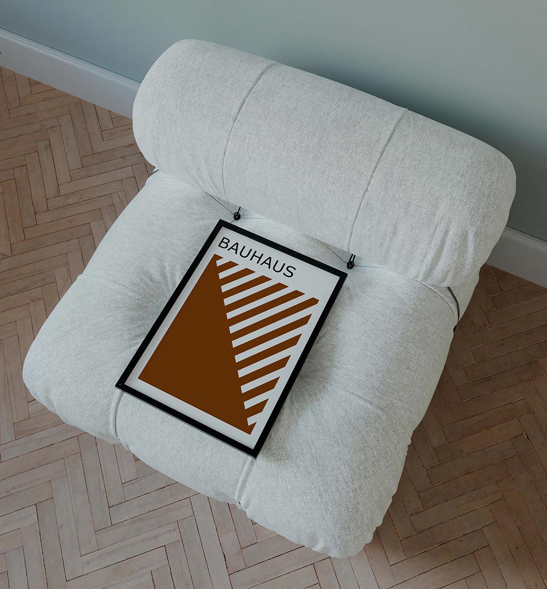 Diagonal lijnen Poster