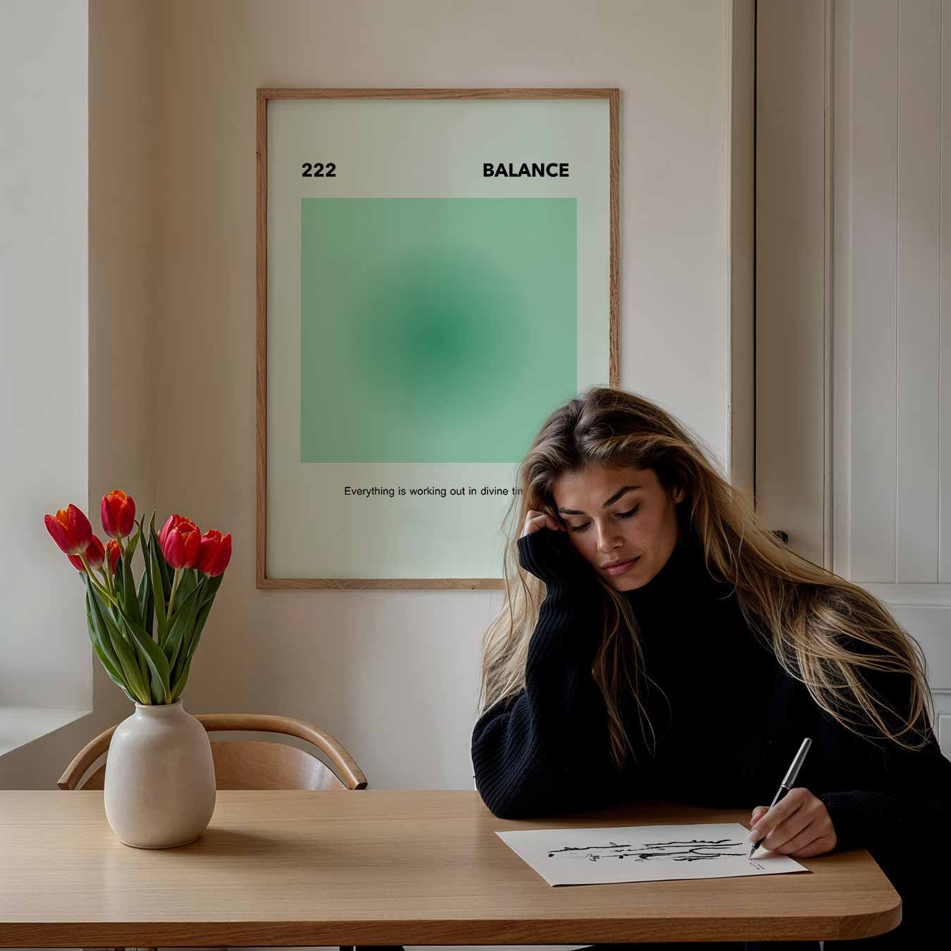 Inspirerende 222 Balance Poster