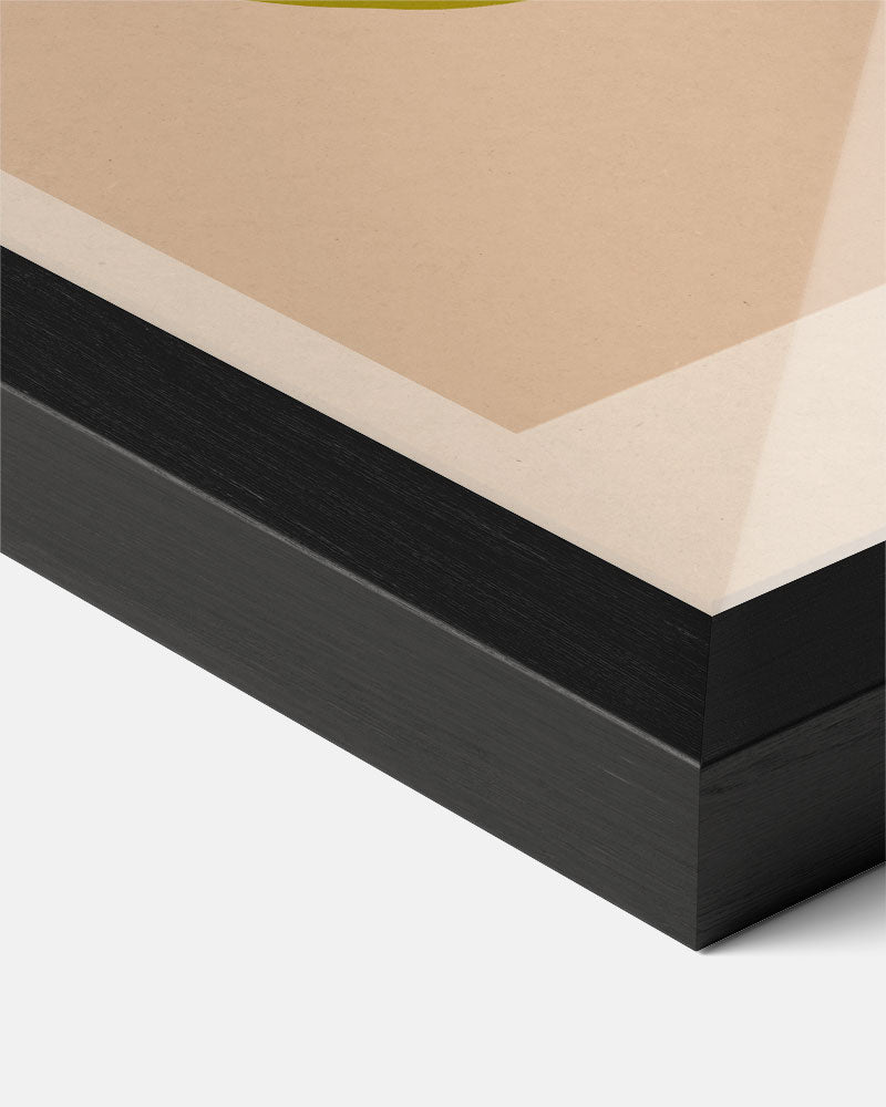 Moderne Lijnen Citroen Poster-WallArtistic