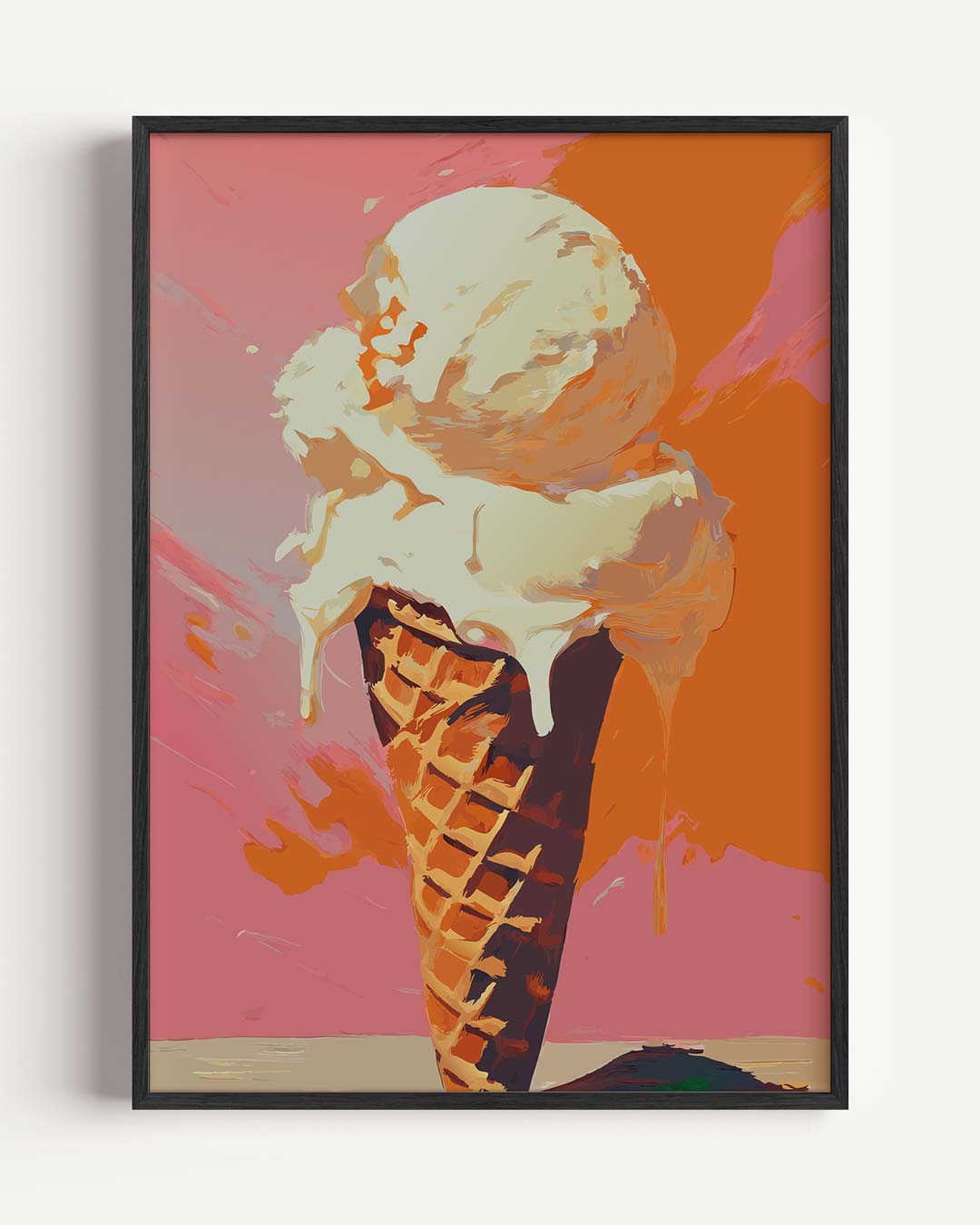 Zomers IJsje Poster-WallArtistic