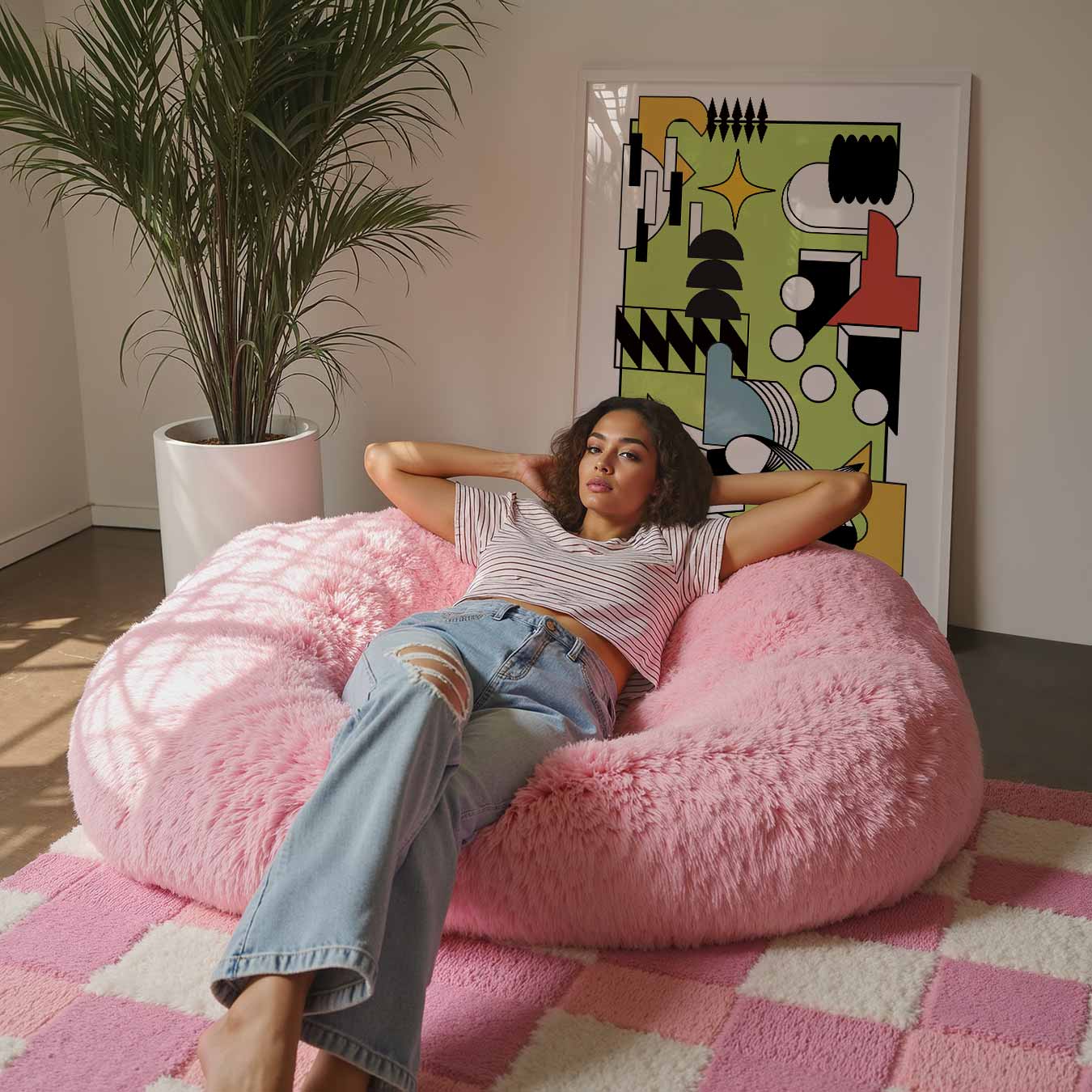 Abstracte Vormen Poster-WallArtistic