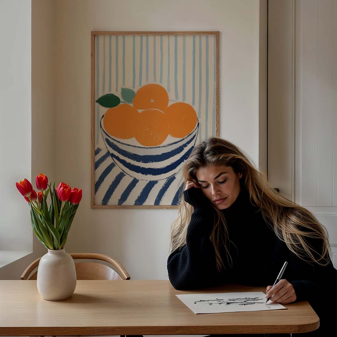 Vrolijke Mandarijnen Poster-WallArtistic