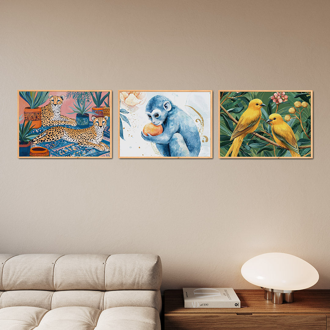 Kleurrijke rust Posterset