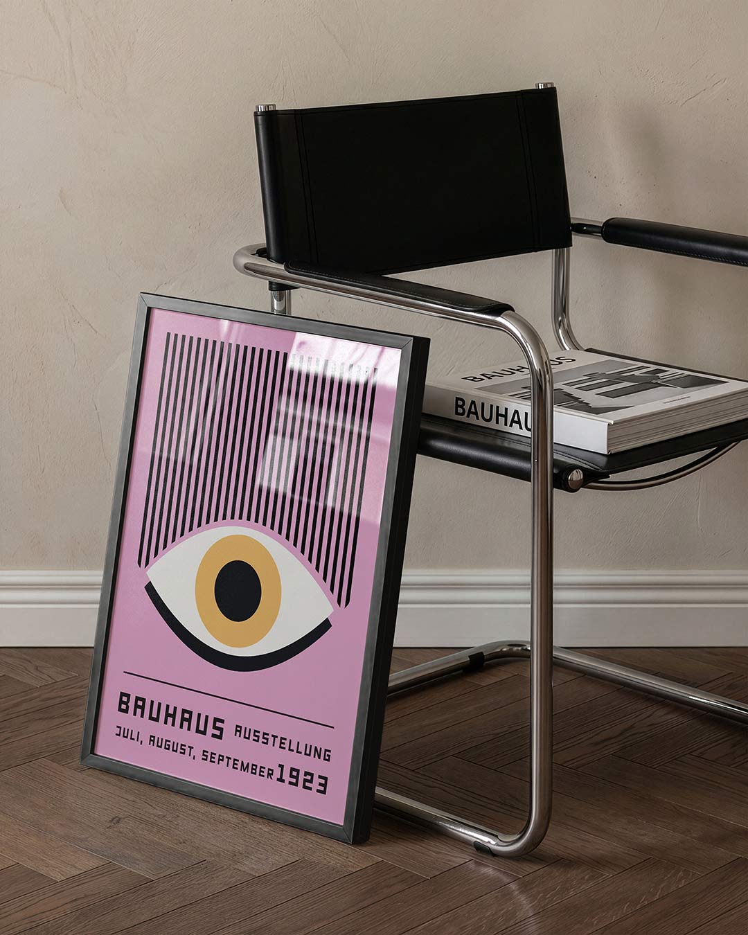 Lijnen en oog Poster