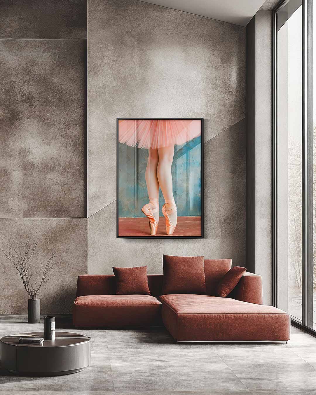 Elegante Balletdroom Kunstwerk-canvas-dibond-plexiglas-wanddecoratie-WallArtistic