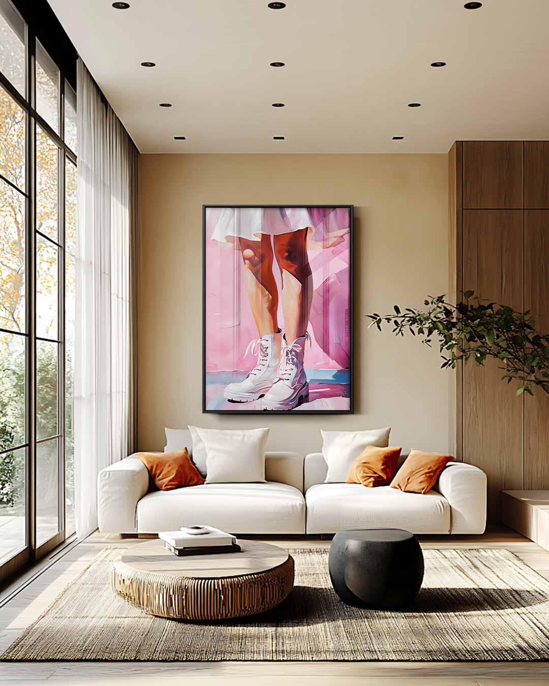 Stijlvolle Stoere Schoenen Kunstwerk-canvas-dibond-plexiglas-wanddecoratie-WallArtistic