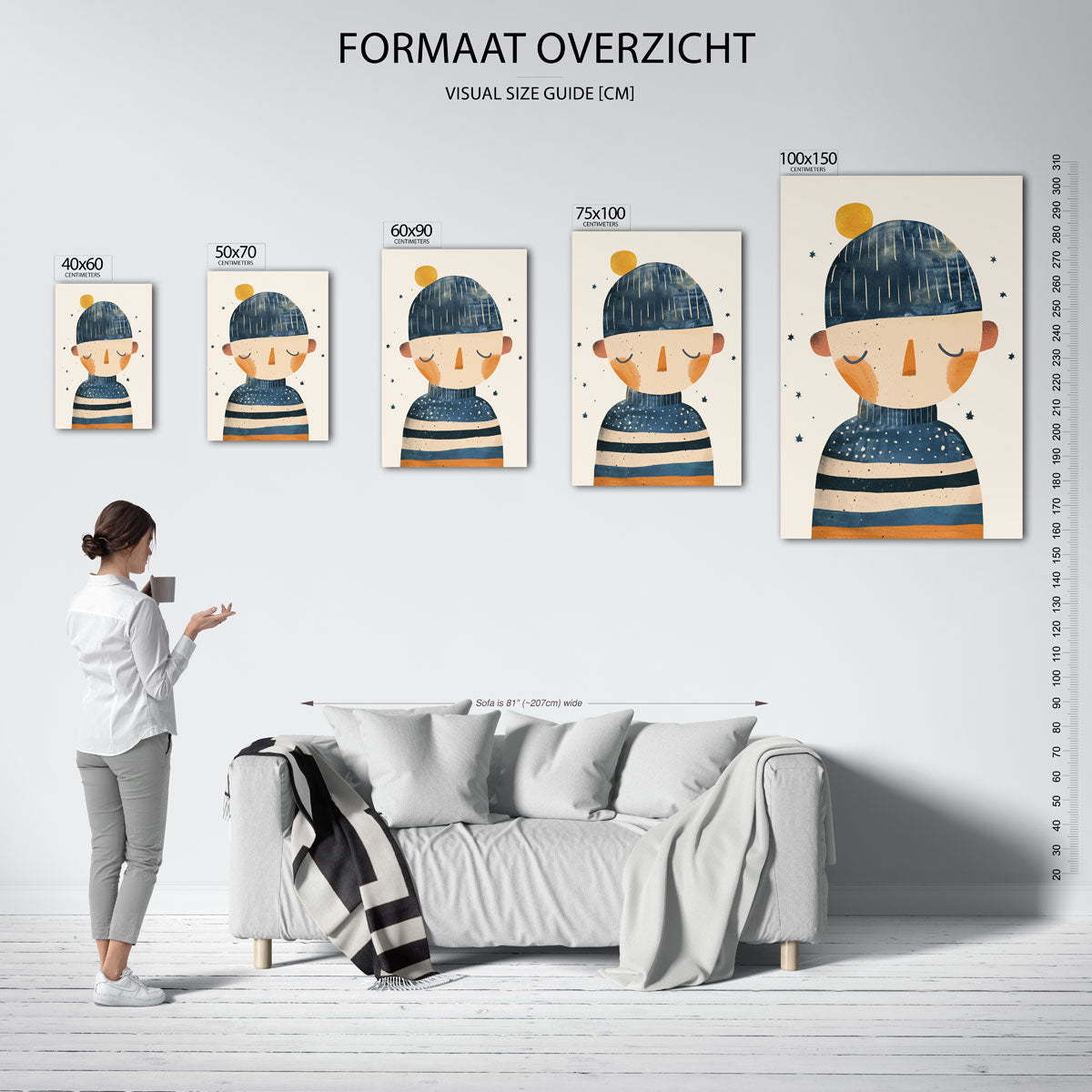 Dromerige illustratie Kunstwerk