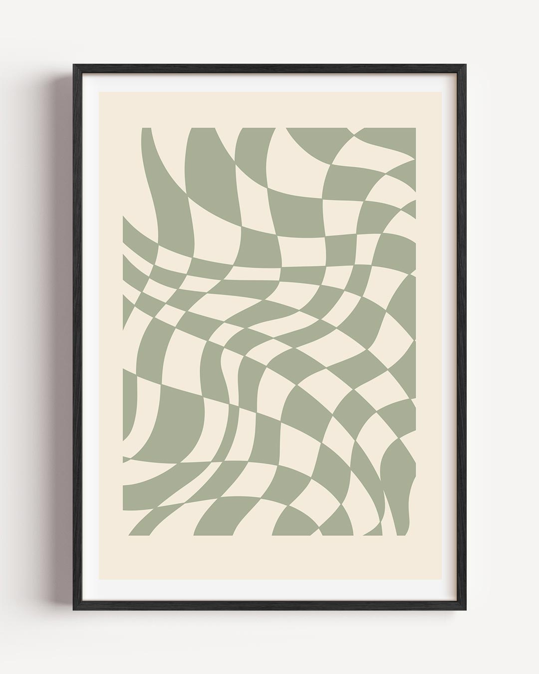 Vintage Wavy Pattern Poster-WallArtistic