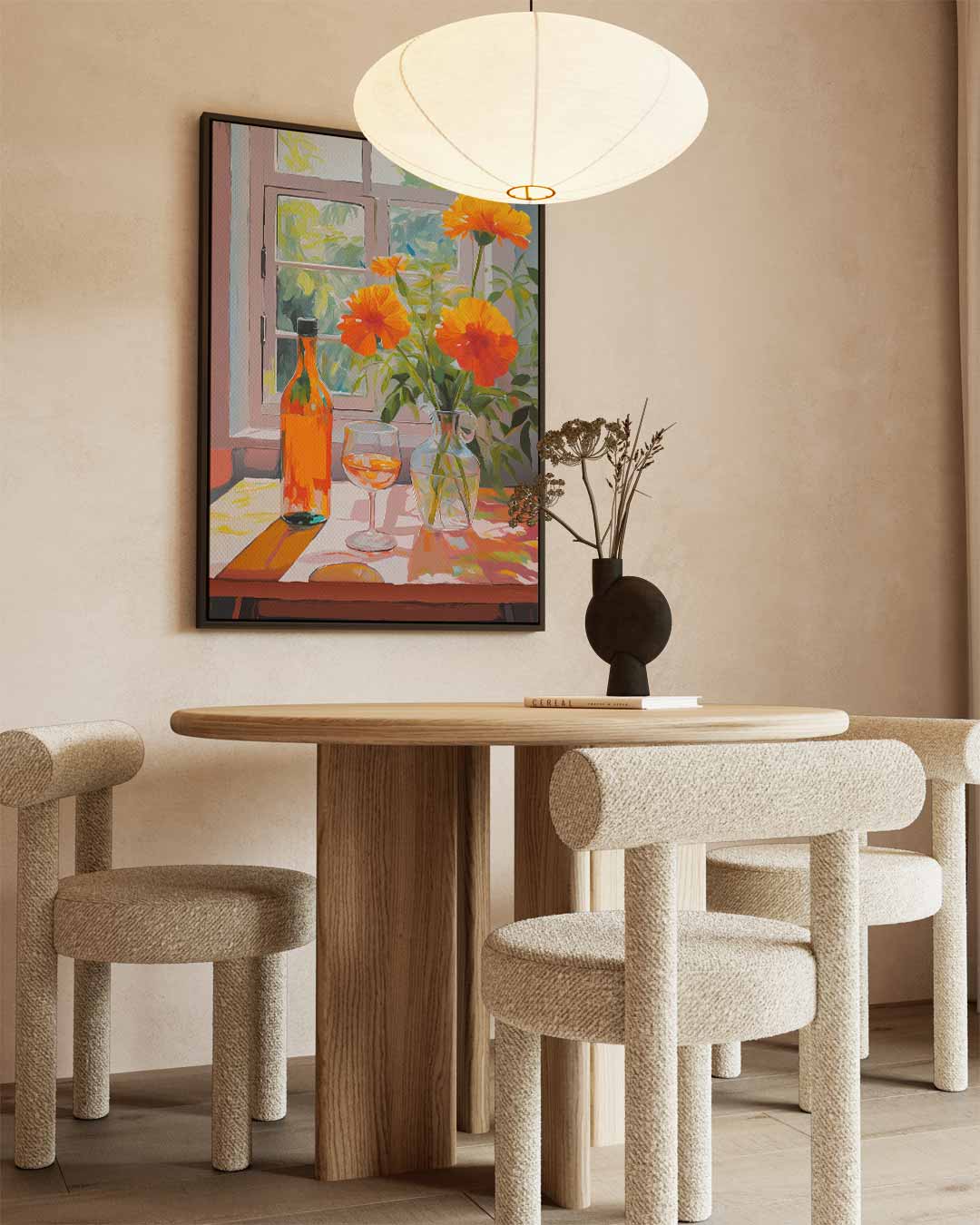 Zomerse Vensterbank Charme Kunstwerk-canvas-dibond-plexiglas-wanddecoratie-WallArtistic