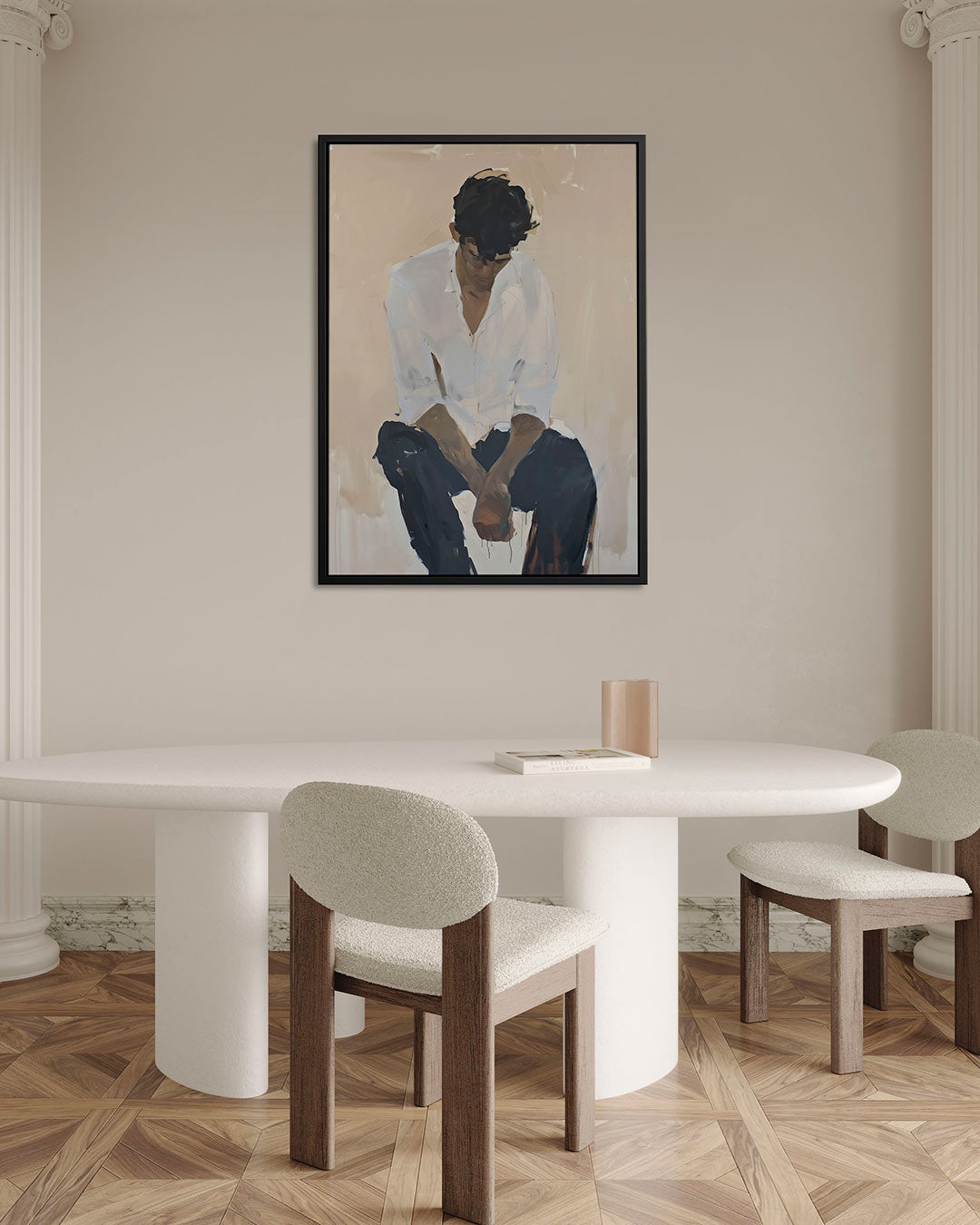Introspectieve momenten Kunstwerk