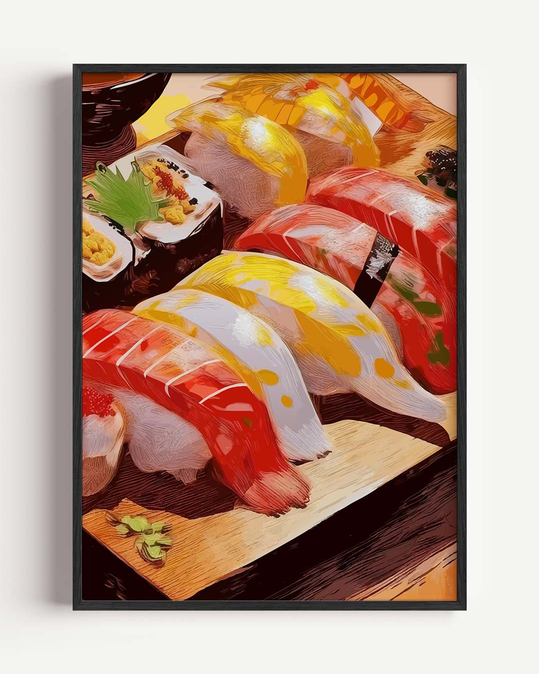 Kunstzinnige Sushi Poster-WallArtistic