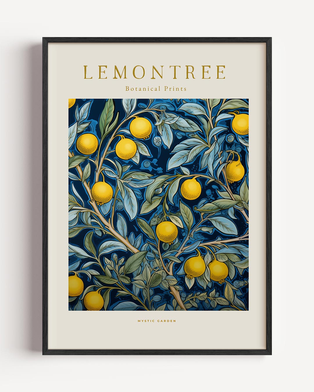 Botanische Citroenboom Poster-WallArtistic