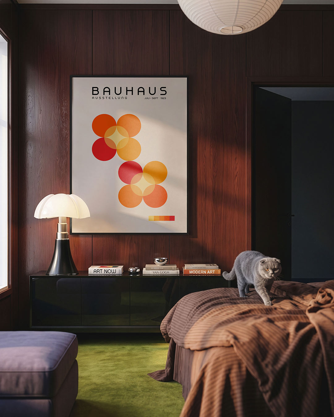 Vormritme en kleur Poster