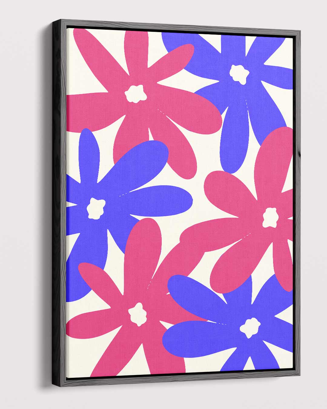 Kleurrijke Bloemenexplosie Kunstwerk-canvas-dibond-plexiglas-wanddecoratie-WallArtistic