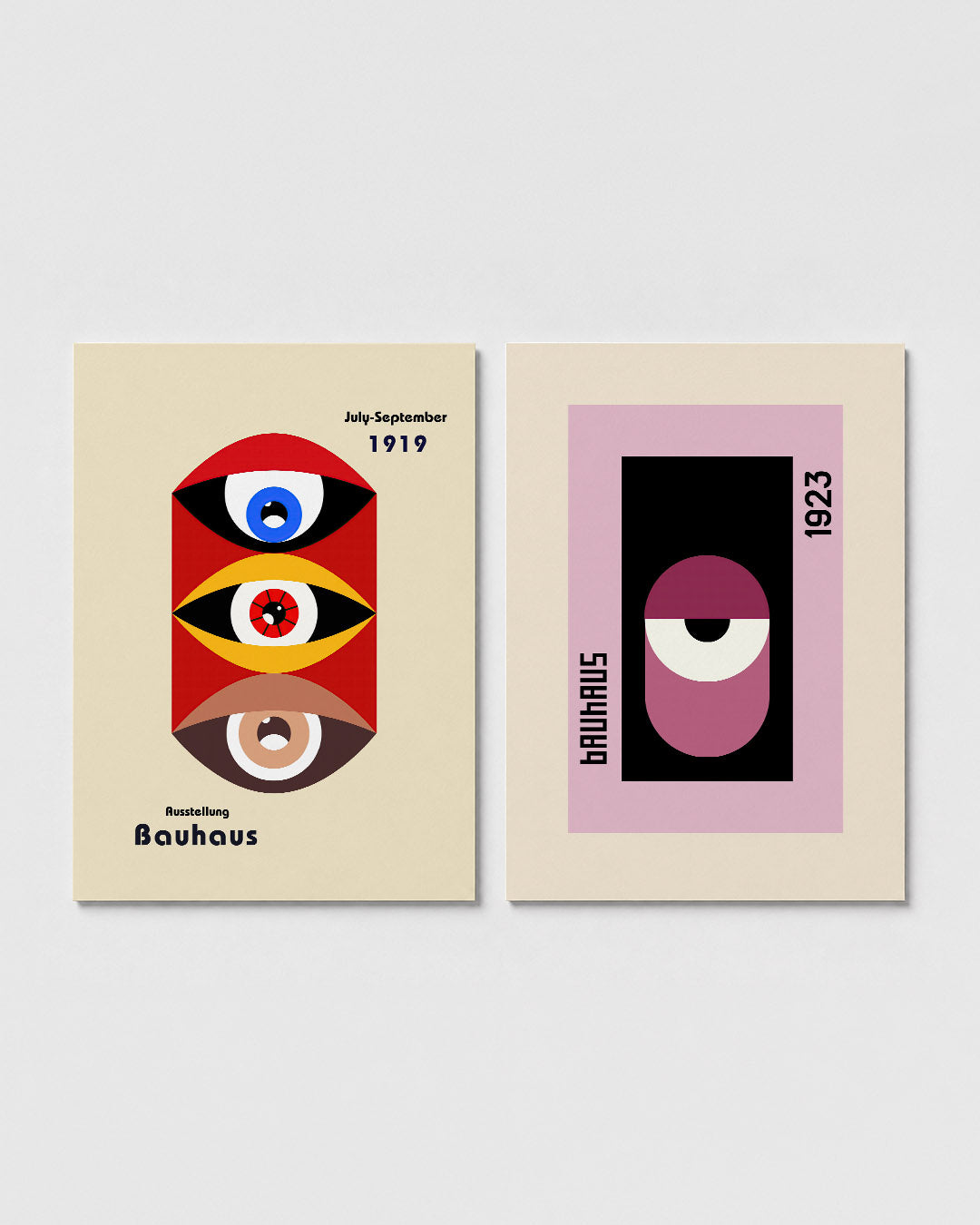 Oogvormen en kleur Posterset