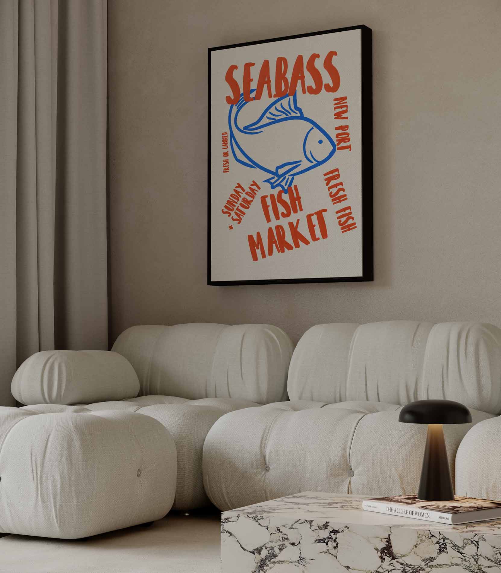 Vismarkt Poster