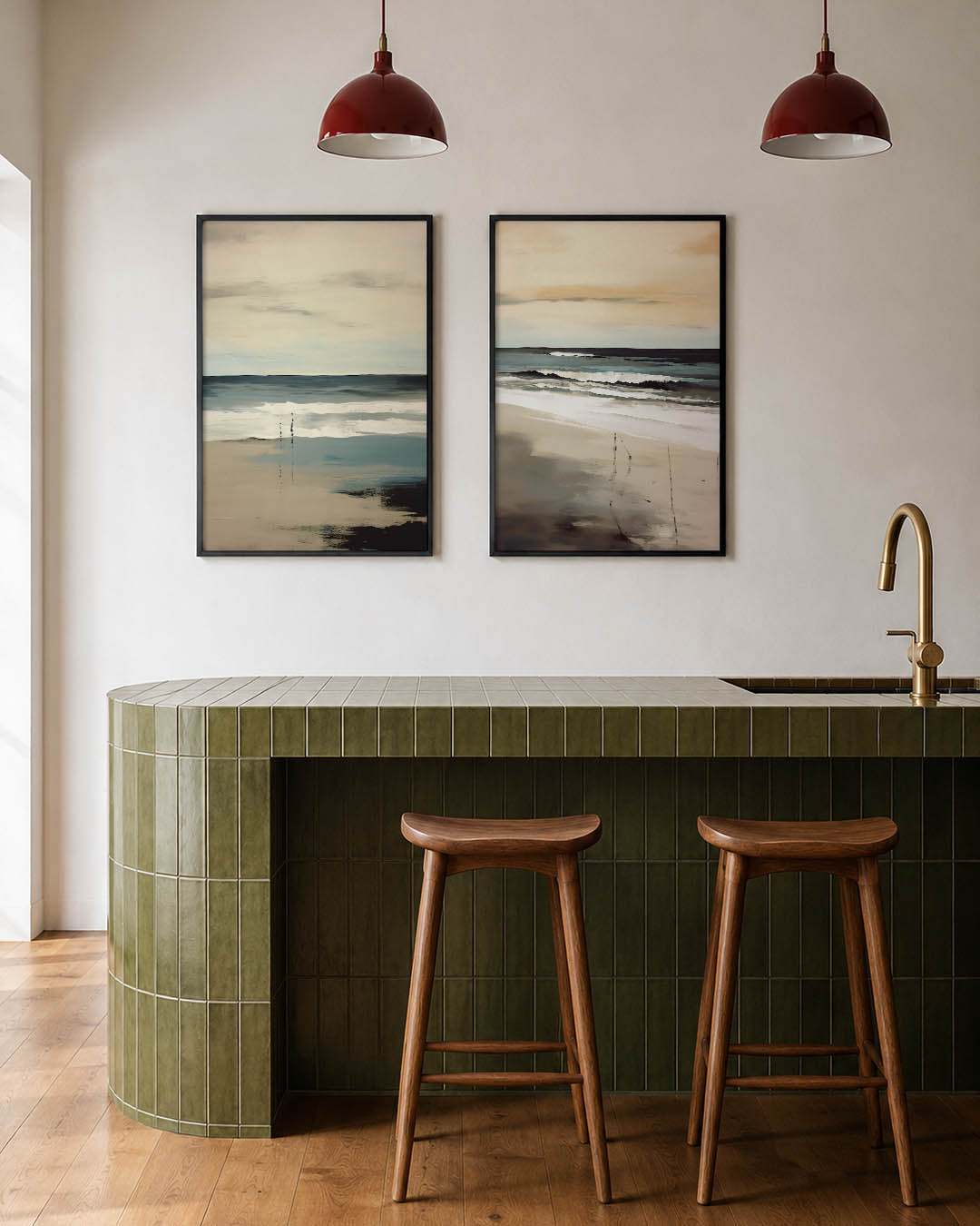 Zee en lucht Posterset