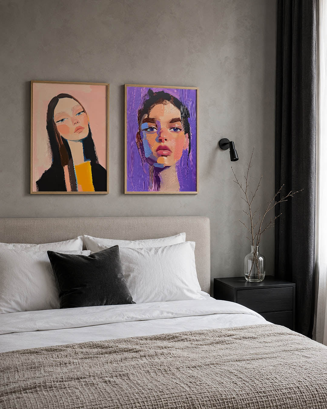 Portret in pastel Posterset