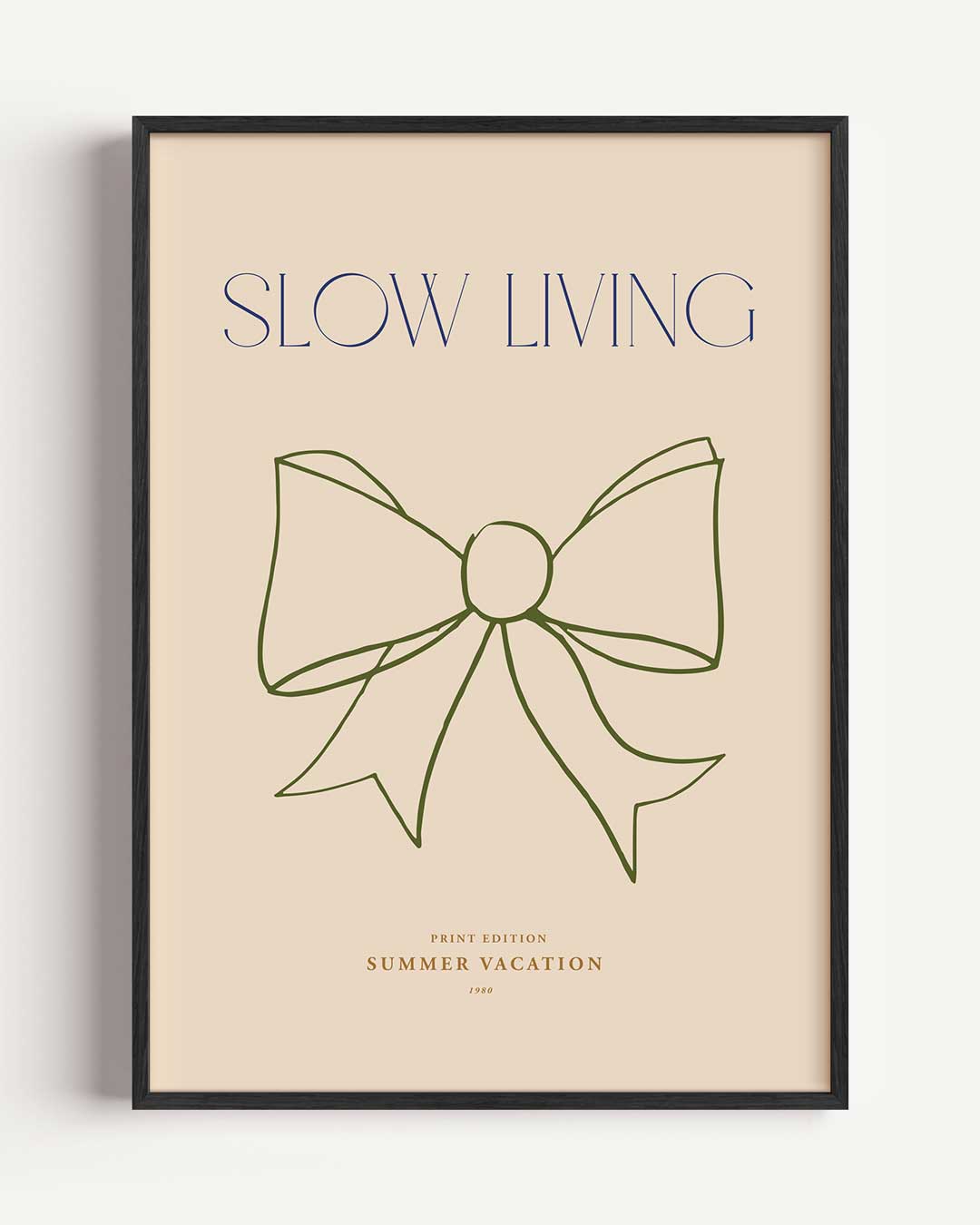 Slow Living Poster-WallArtistic