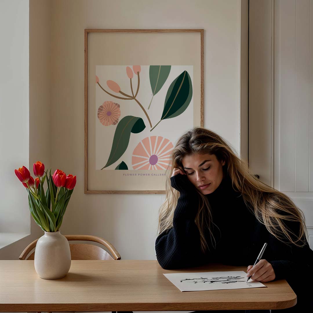 Botanische Bloemenpracht Poster-WallArtistic