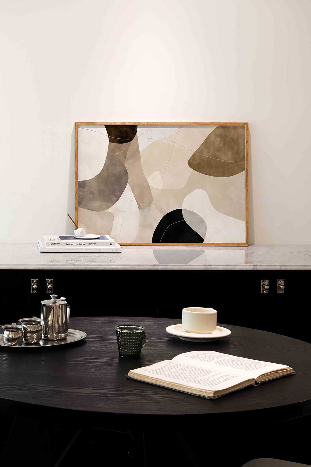 Abstracte vormen Poster