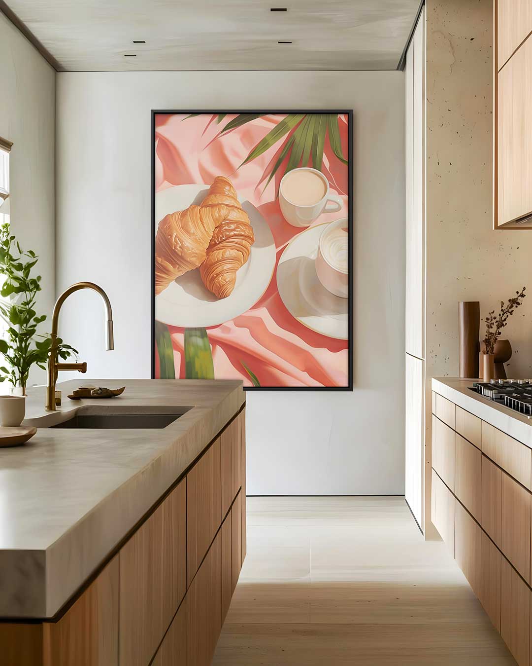 Ontbijtgenot bij Zonsopgang Kunstwerk-canvas-dibond-plexiglas-wanddecoratie-WallArtistic