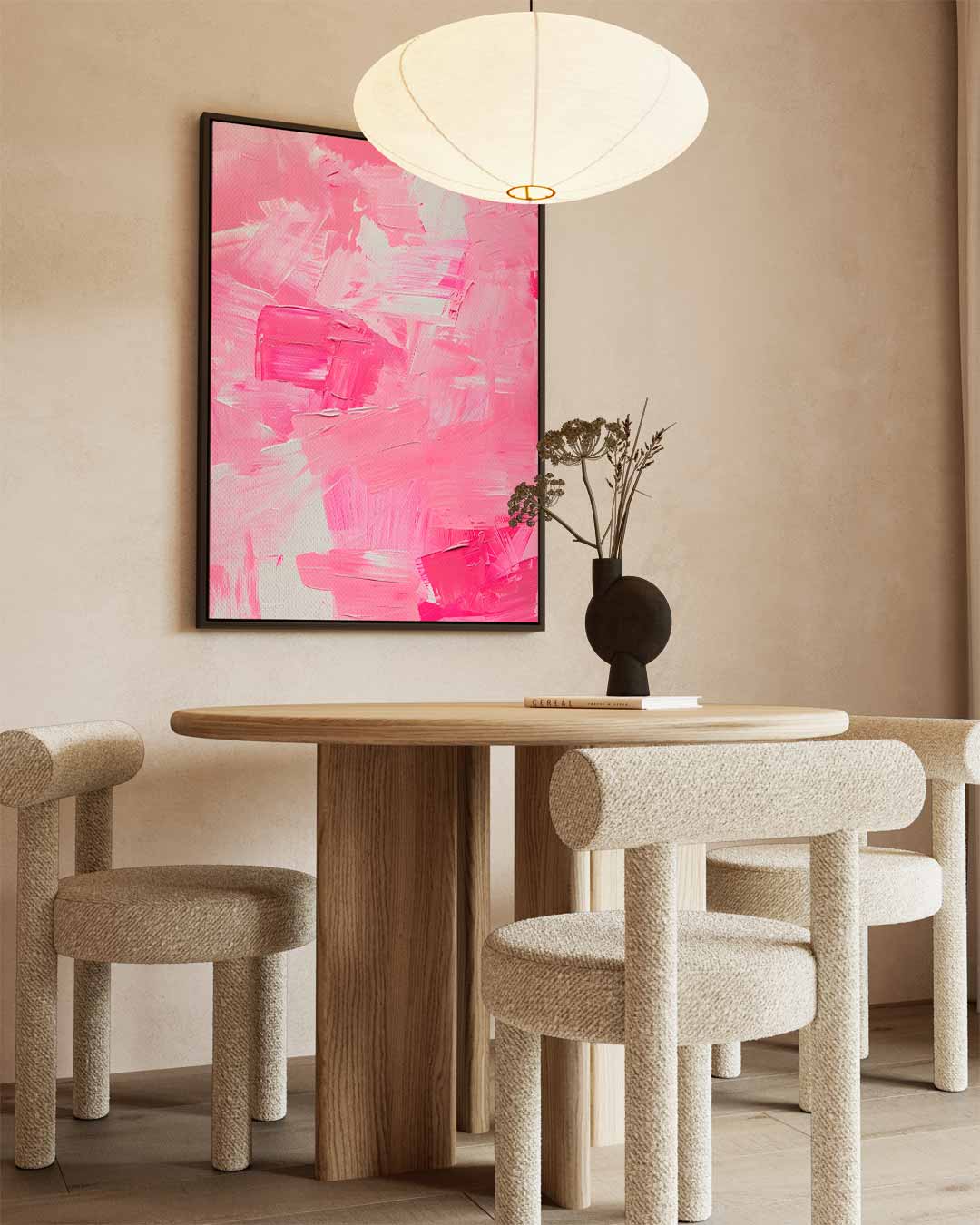 Roze Dromen Kunstwerk-canvas-dibond-plexiglas-wanddecoratie-WallArtistic