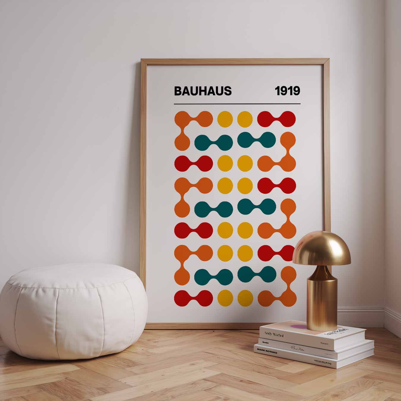Bauhaus Abstracte Kunstposter-WallArtistic