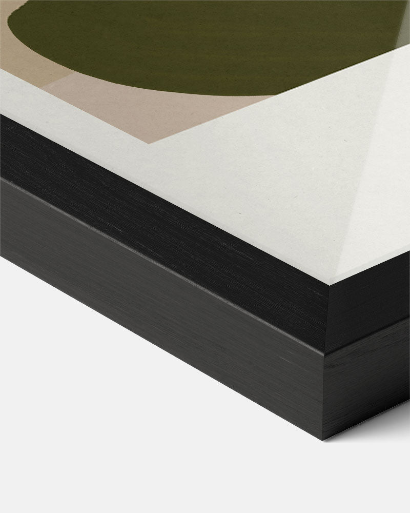 Abstracte Aardetinten Mozaïek Poster-WallArtistic