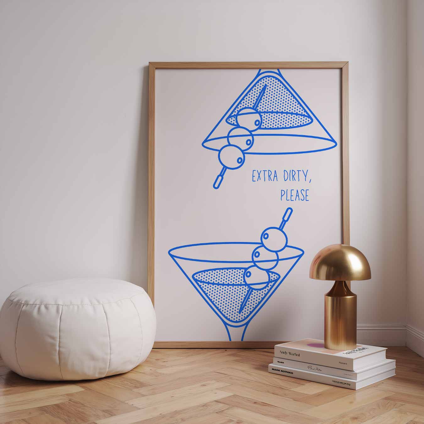 Stijlvolle Martini Poster voor de Cocktail Lover Poster