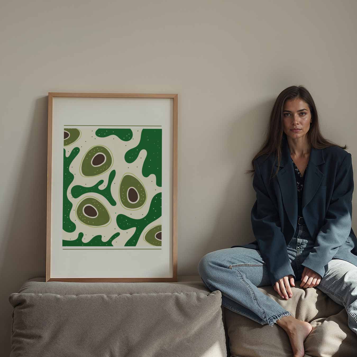 Avocado Droom Poster-WallArtistic