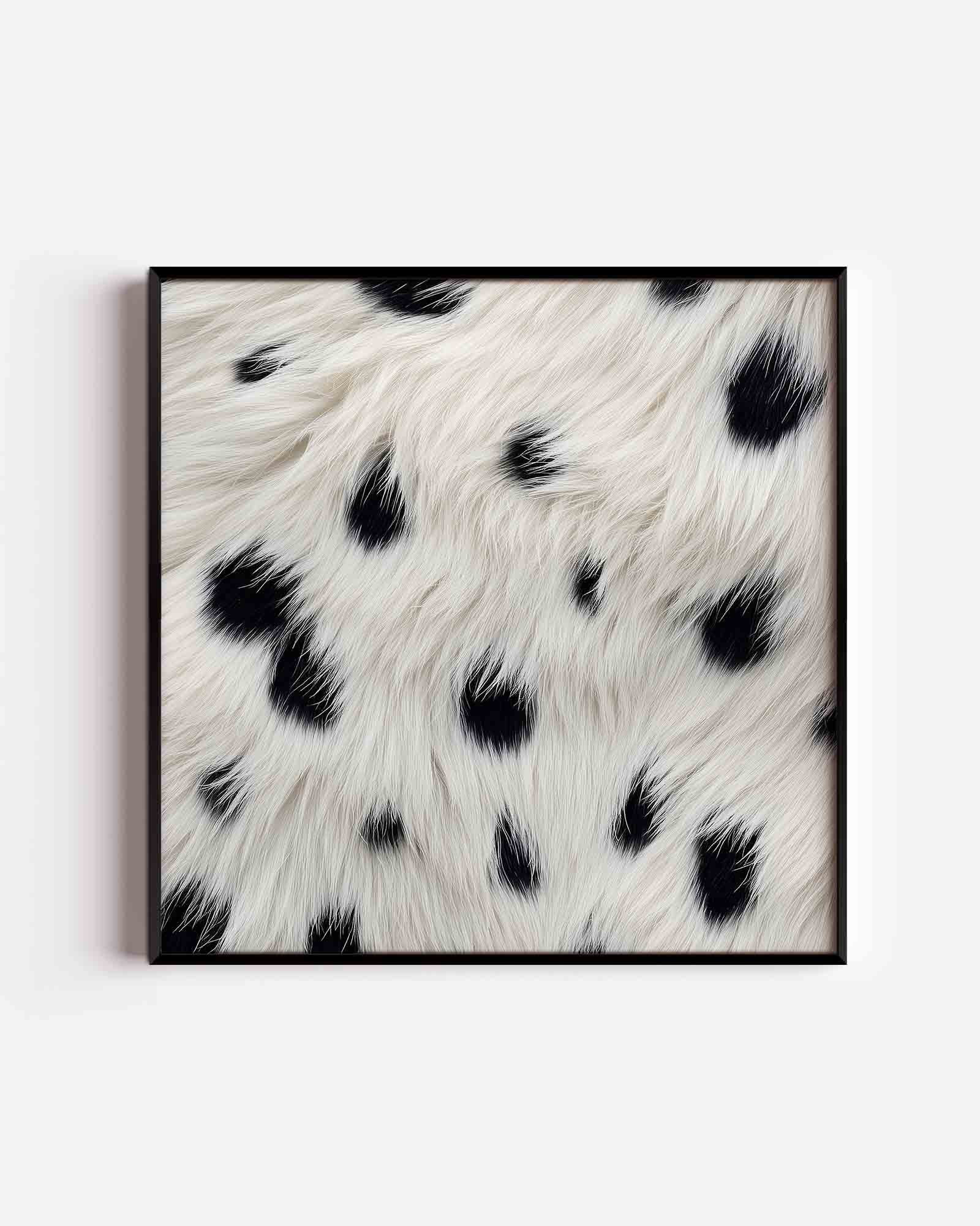 Zwart witte vacht Poster