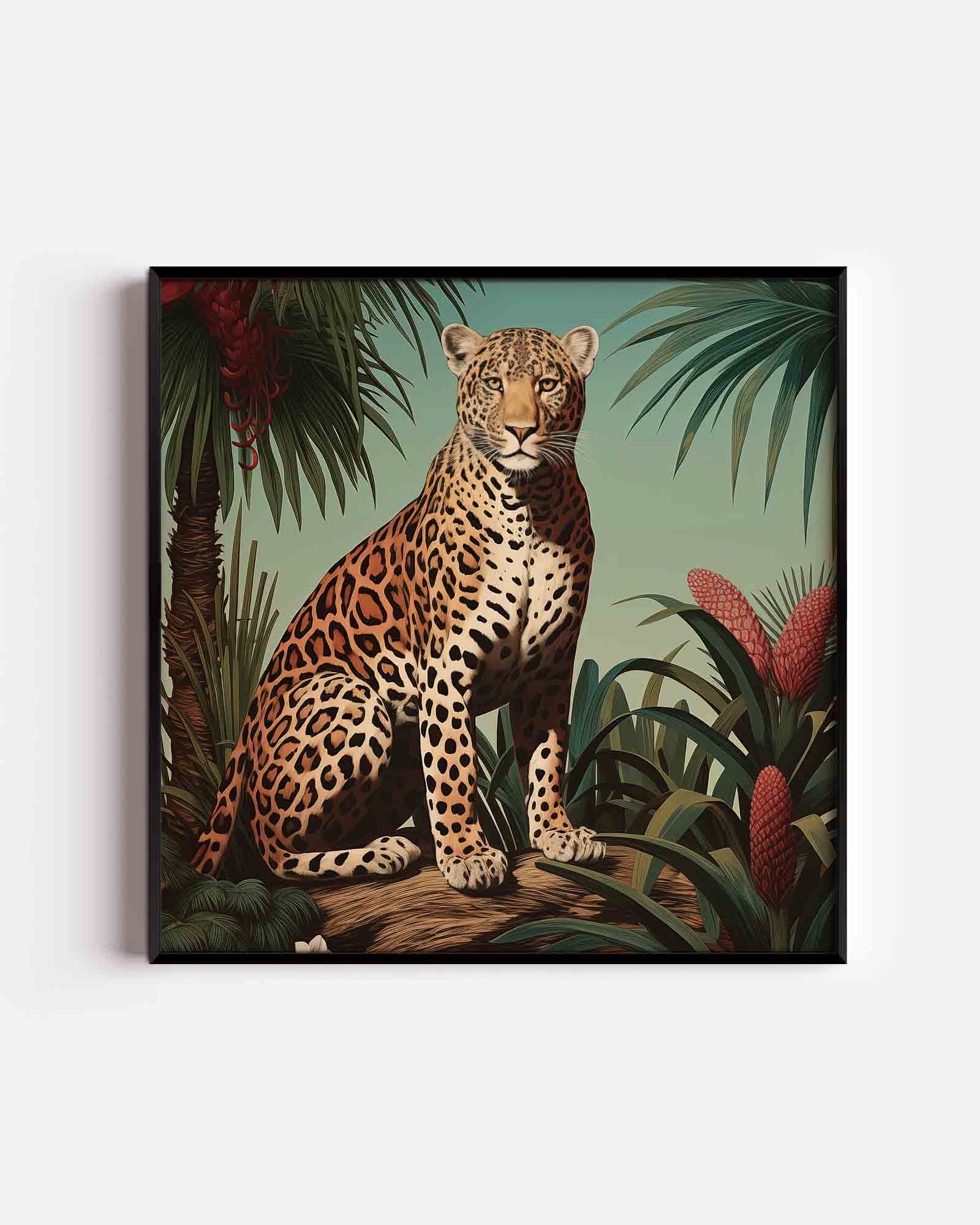 Luipaard in jungle Poster