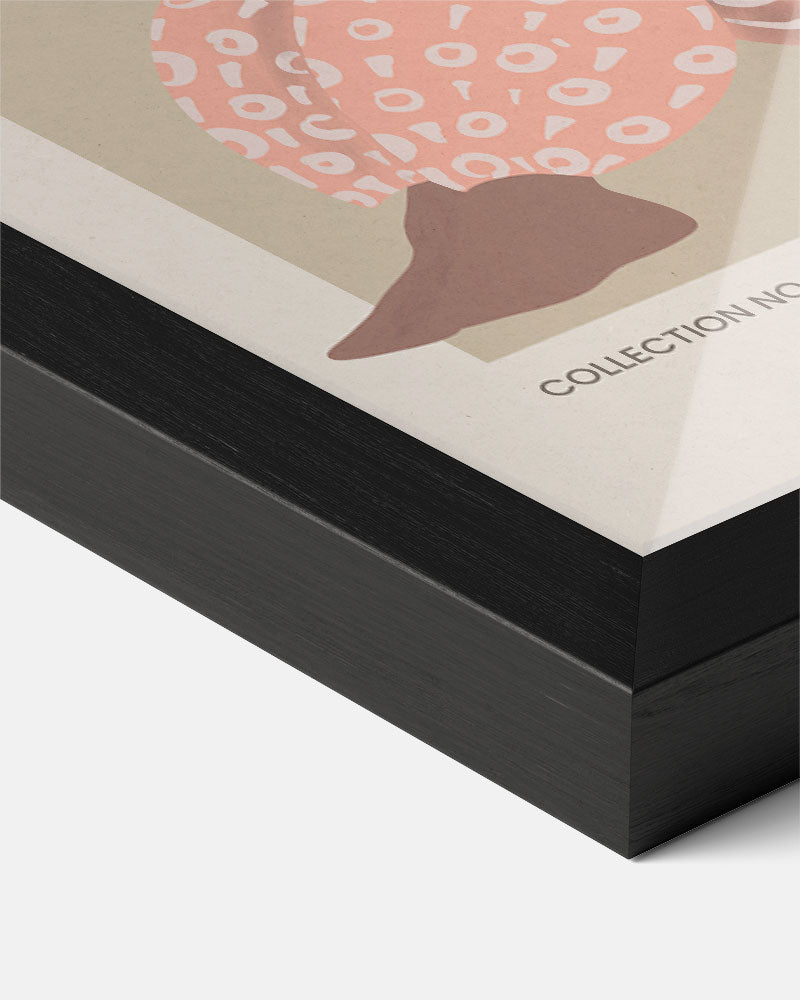 Abstracte Damesportret Poster-WallArtistic